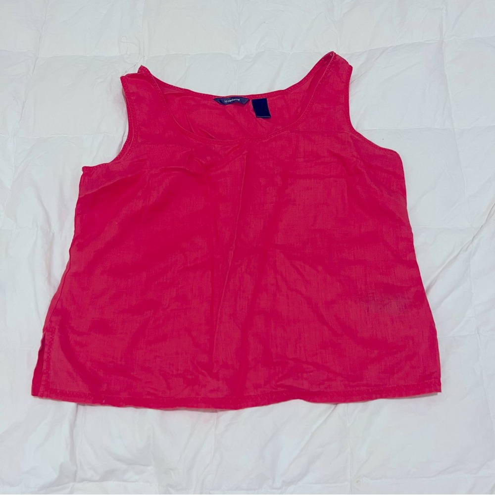 Liz Claiborne Linen Tank Top